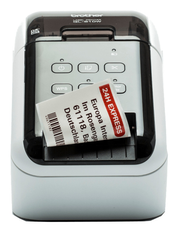 Brother QL-810W impresora de etiquetas Térmica directa Color 300 x 600 DPI 176 mm/s Inalámbrico y alámbrico DK Wifi