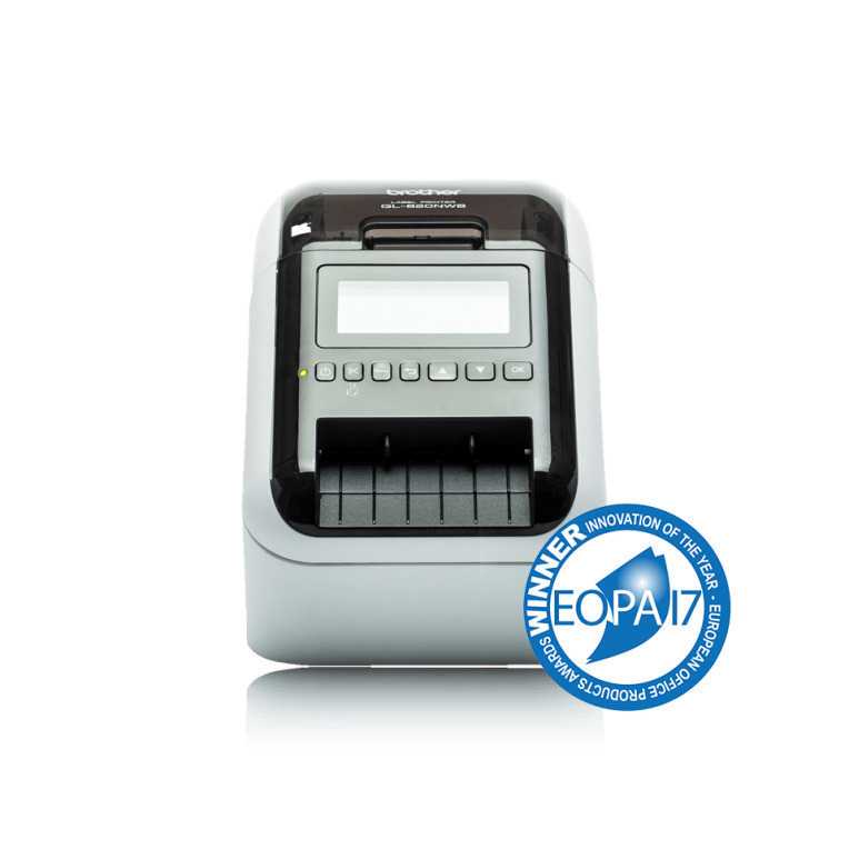 Brother QL-820NWBVMXX1 impresora de etiquetas Térmica directa Color 300 x 600 DPI 176 mm/s Inalámbrico y alámbrico Ethernet DK Wifi Bluetooth