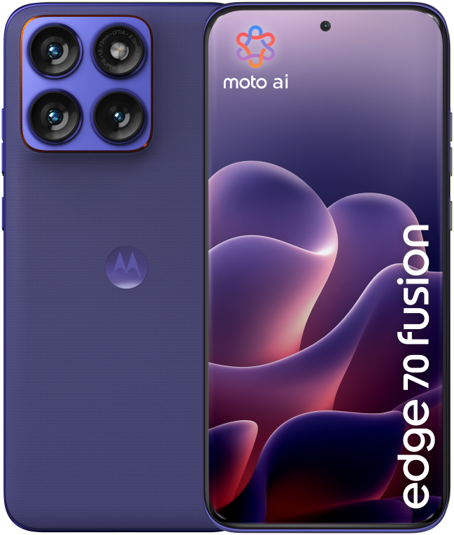 Motorola edge 70 fusion 17,2 cm (6.78") SIM doble Android 16.0 5G USB Tipo C 8 GB 256 GB 7000 mAh Violeta